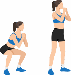 Squats exercise