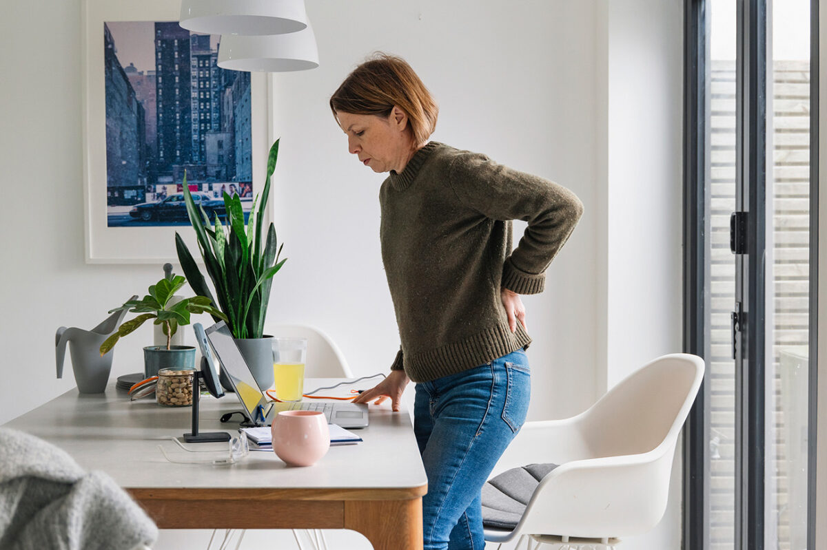 Woman With Back Pain