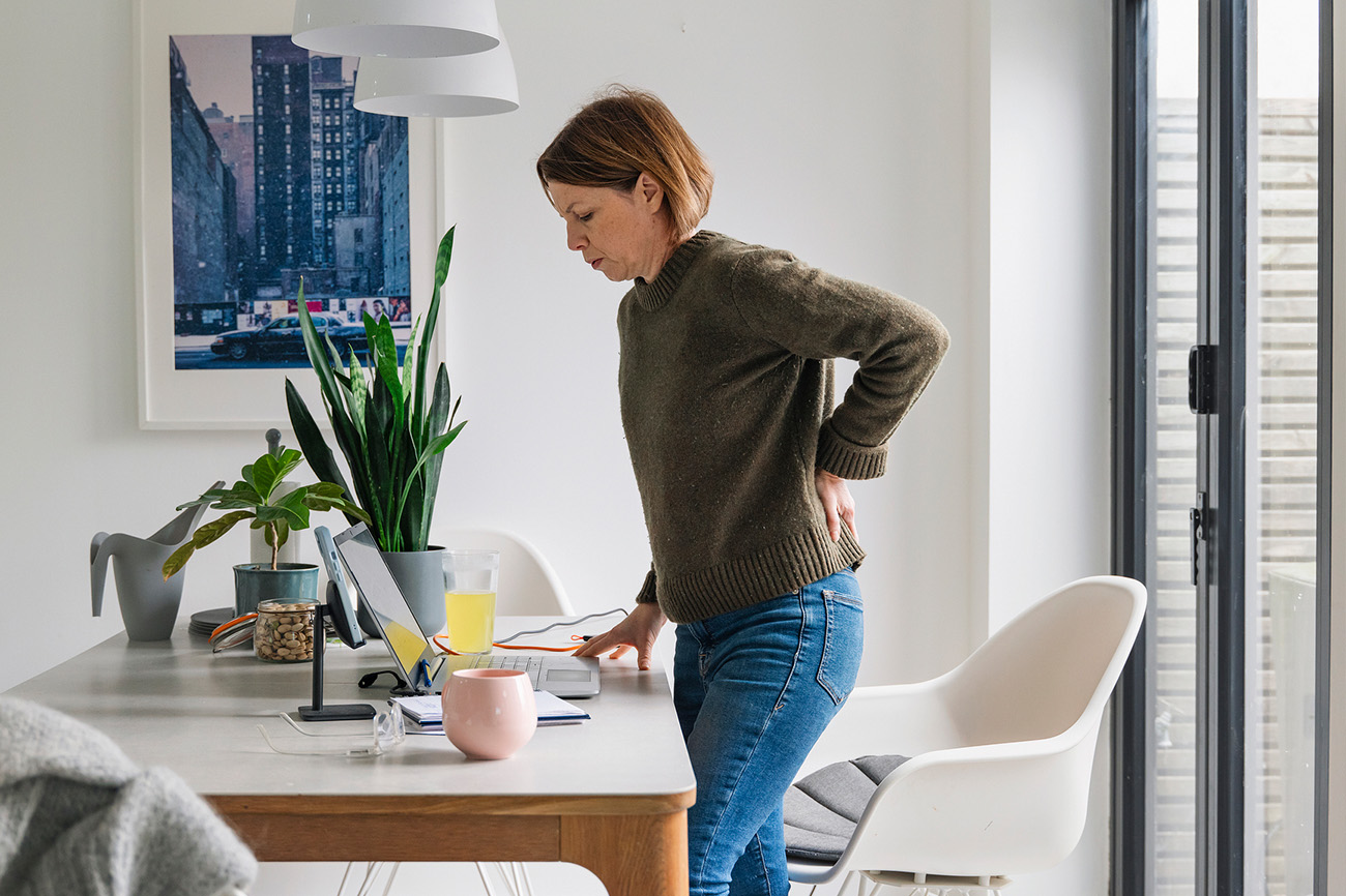 Woman With Back Pain