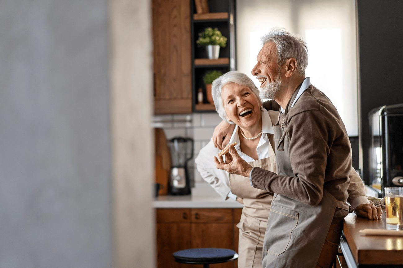 Older Couple Laughing